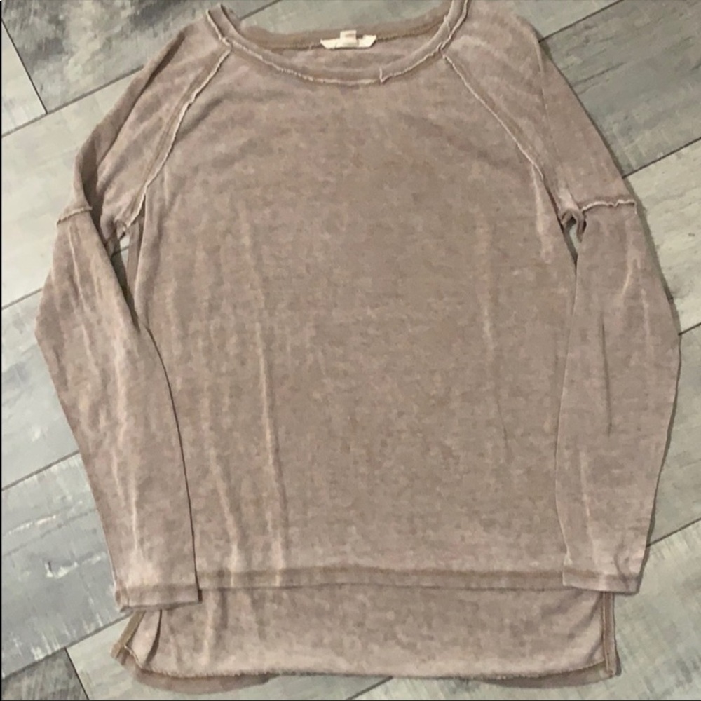 NWOT Sun & Shadow Beige Top